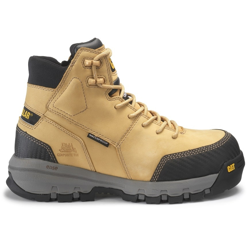 Caterpillar Boots Online - Caterpillar Device Waterproof Ct Mens Work Boots Orange (921043-UQB)